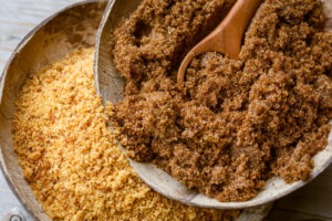light and dark brown sugar